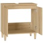 vidaXL Mobile Lavabo Rovere Sonoma 58x33x60 cm in Legno Multistrato vidaXL Mobile Lavabo Rovere Sonoma 58x33x60 cm in Legno Multistrato