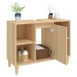 vidaXL Mobile Lavabo Rovere Sonoma 80x33x60 cm in Legno Multistrato vidaXL Mobile Lavabo Rovere Sonoma 80x33x60 cm in Legno Multistrato