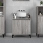 vidaXL Mobile Lavabo Grigio Sonoma 58x33x60 cm in Legno Multistrato vidaXL Mobile Lavabo Grigio Sonoma 58x33x60 cm in Legno Multistrato