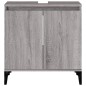 vidaXL Mobile Lavabo Grigio Sonoma 58x33x60 cm in Legno Multistrato vidaXL Mobile Lavabo Grigio Sonoma 58x33x60 cm in Legno Multistrato