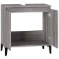 vidaXL Mobile Lavabo Grigio Sonoma 58x33x60 cm in Legno Multistrato vidaXL Mobile Lavabo Grigio Sonoma 58x33x60 cm in Legno Multistrato