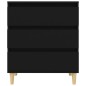 vidaXL Credenza Nero 60x35x70 cm in Legno Multistrato
