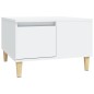 vidaXL Tavolino da Salotto Bianco 55x55x36,5 cm in Legno Multistrato