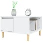 vidaXL Tavolino da Salotto Bianco 55x55x36,5 cm in Legno Multistrato