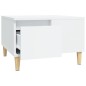 vidaXL Tavolino da Salotto Bianco 55x55x36,5 cm in Legno Multistrato
