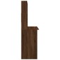 vidaXL Scrivania Mensole Rovere Marrone 102x45x148cm Legno Multistrato vidaXL Scrivania Mensole Rovere Marrone 102x45x148cm Legno Multistrato