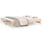 vidaXL Dormeuse Estraibile 2x(90x200) cm Legno Massello di Pino