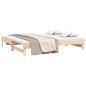 vidaXL Dormeuse Estraibile 2x(90x200) cm Legno Massello di Pino