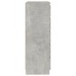 vidaXL Cassettiera Grigio Cemento 60x36x103 cm in Legno Multistrato vidaXL Cassettiera Grigio Cemento 60x36x103 cm in Legno Multistrato