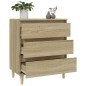 vidaXL Credenza Rovere Sonoma 60x35x70 cm in Legno Multistrato vidaXL Credenza Rovere Sonoma 60x35x70 cm in Legno Multistrato