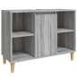 vidaXL Mobile Lavabo Grigio Sonoma 80x33x60 cm in Legno Multistrato vidaXL Mobile Lavabo Grigio Sonoma 80x33x60 cm in Legno Multistrato