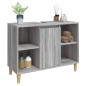 vidaXL Mobile Lavabo Grigio Sonoma 80x33x60 cm in Legno Multistrato vidaXL Mobile Lavabo Grigio Sonoma 80x33x60 cm in Legno Multistrato
