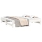 vidaXL Dormeuse Estraibile Bianca 2x(90x190) cm Legno Massello di Pino vidaXL Dormeuse Estraibile Bianca 2x(90x190) cm Legno Massello di Pino