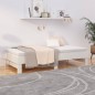 vidaXL Dormeuse Estraibile Bianca 2x(90x190) cm Legno Massello di Pino vidaXL Dormeuse Estraibile Bianca 2x(90x190) cm Legno Massello di Pino