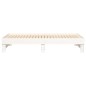 vidaXL Dormeuse Estraibile Bianca 2x(90x190) cm Legno Massello di Pino vidaXL Dormeuse Estraibile Bianca 2x(90x190) cm Legno Massello di Pino
