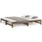 vidaXL Dormeuse Estraibile Miele 2x(100x200) cm Legno Massello di Pino vidaXL Dormeuse Estraibile Miele 2x(100x200) cm Legno Massello di Pino