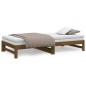 vidaXL Dormeuse Estraibile Miele 2x(100x200) cm Legno Massello di Pino vidaXL Dormeuse Estraibile Miele 2x(100x200) cm Legno Massello di Pino