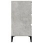 vidaXL Credenza Grigio Cemento 60x35x70 cm in Legno Multistrato vidaXL Credenza Grigio Cemento 60x35x70 cm in Legno Multistrato