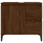vidaXL Armadietto Bagno Rovere Marrone 65x33x60cm in Legno Multistrato vidaXL Armadietto Bagno Rovere Marrone 65x33x60cm in Legno Multistrato