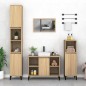 vidaXL Mobile Lavabo Rovere Sonoma 80x33x60 cm in Legno Multistrato vidaXL Mobile Lavabo Rovere Sonoma 80x33x60 cm in Legno Multistrato