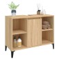 vidaXL Mobile Lavabo Rovere Sonoma 80x33x60 cm in Legno Multistrato vidaXL Mobile Lavabo Rovere Sonoma 80x33x60 cm in Legno Multistrato