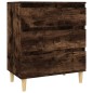 vidaXL Credenza Rovere Fumo 60x35x70 cm in Legno Multistrato vidaXL Credenza Rovere Fumo 60x35x70 cm in Legno Multistrato