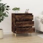 vidaXL Credenza Rovere Fumo 60x35x70 cm in Legno Multistrato vidaXL Credenza Rovere Fumo 60x35x70 cm in Legno Multistrato