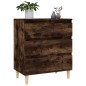 vidaXL Credenza Rovere Fumo 60x35x70 cm in Legno Multistrato vidaXL Credenza Rovere Fumo 60x35x70 cm in Legno Multistrato