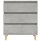 vidaXL Credenza Grigio Cemento 60x35x70 cm in Legno Multistrato vidaXL Credenza Grigio Cemento 60x35x70 cm in Legno Multistrato