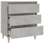 vidaXL Credenza Grigio Cemento 60x35x70 cm in Legno Multistrato vidaXL Credenza Grigio Cemento 60x35x70 cm in Legno Multistrato