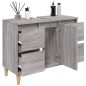 vidaXL Mobile Lavabo Grigio Sonoma 80x33x60 cm in Legno Multistrato vidaXL Mobile Lavabo Grigio Sonoma 80x33x60 cm in Legno Multistrato