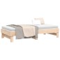 vidaXL Dormeuse Estraibile 2x(90x190) cm Legno Massello di Pino vidaXL Dormeuse Estraibile 2x(90x190) cm Legno Massello di Pino