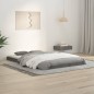 vidaXL Giroletto Grigio 120x190cm Legno Massello Pino 4FT Small Double vidaXL Giroletto Grigio 120x190cm Legno Massello Pino 4FT Small Double