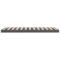 vidaXL Giroletto Grigio 90x200 cm in Legno Massello di Pino vidaXL Giroletto Grigio 90x200 cm in Legno Massello di Pino