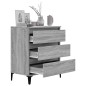 vidaXL Credenza Grigio Sonoma 60x35x70 cm in Legno Multistrato vidaXL Credenza Grigio Sonoma 60x35x70 cm in Legno Multistrato