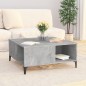 vidaXL Tavolino Salotto Grigio Cemento 80x80x36,5 cm Legno Multistrato vidaXL Tavolino Salotto Grigio Cemento 80x80x36,5 cm Legno Multistrato