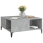 vidaXL Tavolino Salotto Grigio Cemento 80x80x36,5 cm Legno Multistrato vidaXL Tavolino Salotto Grigio Cemento 80x80x36,5 cm Legno Multistrato