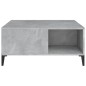 vidaXL Tavolino Salotto Grigio Cemento 80x80x36,5 cm Legno Multistrato vidaXL Tavolino Salotto Grigio Cemento 80x80x36,5 cm Legno Multistrato