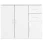 vidaXL Credenza Bianca 91x29,5x75 cm in Legno Multistrato vidaXL Credenza Bianca 91x29,5x75 cm in Legno Multistrato