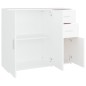 vidaXL Credenza Bianca 91x29,5x75 cm in Legno Multistrato vidaXL Credenza Bianca 91x29,5x75 cm in Legno Multistrato