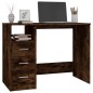 vidaXL Scrivania Cassetti Rovere Fumo 102x50x76 cm Legno Multistrato vidaXL Scrivania Cassetti Rovere Fumo 102x50x76 cm Legno Multistrato