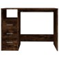 vidaXL Scrivania Cassetti Rovere Fumo 102x50x76 cm Legno Multistrato vidaXL Scrivania Cassetti Rovere Fumo 102x50x76 cm Legno Multistrato