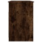 vidaXL Scrivania Cassetti Rovere Fumo 102x50x76 cm Legno Multistrato vidaXL Scrivania Cassetti Rovere Fumo 102x50x76 cm Legno Multistrato