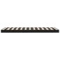 vidaXL Giroletto Nero 90x190 cm in Legno Massello di Pino 3FT Single