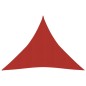 Vela Parasole 160 g/m² Rossa 4x4x4 m in HDPE