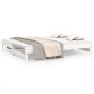 vidaXL Dormeuse Estraibile Bianca 2x(90x200) cm Legno Massello di Pino vidaXL Dormeuse Estraibile Bianca 2x(90x200) cm Legno Massello di Pino