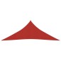 Vela Parasole 160 g/m² Rossa 4x4x4 m in HDPE