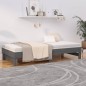vidaXL Dormeuse Estraibile Grigia 2x(90x200) cm Legno Massello di Pino vidaXL Dormeuse Estraibile Grigia 2x(90x200) cm Legno Massello di Pino