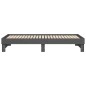 vidaXL Dormeuse Estraibile Grigia 2x(90x200) cm Legno Massello di Pino vidaXL Dormeuse Estraibile Grigia 2x(90x200) cm Legno Massello di Pino