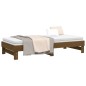 vidaXL Dormeuse Estraibile Miele 2x(100x200) cm Legno Massello di Pino vidaXL Dormeuse Estraibile Miele 2x(100x200) cm Legno Massello di Pino